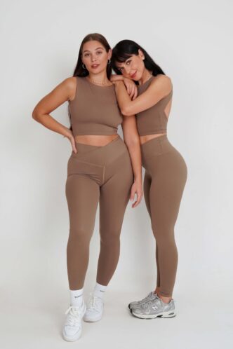 V-shape legíny CAPPUCCINO SUPERSOFT by Piña Yoga