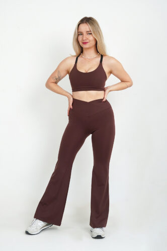 Legíny V-shape Flared UMBER