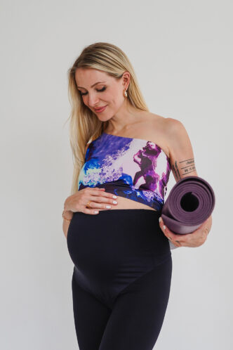 Tehotenské legíny BLACK FIT