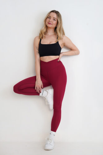V-shape legíny WINE FIT by Piña Yoga