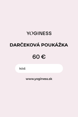 60 € darčeková poukážka